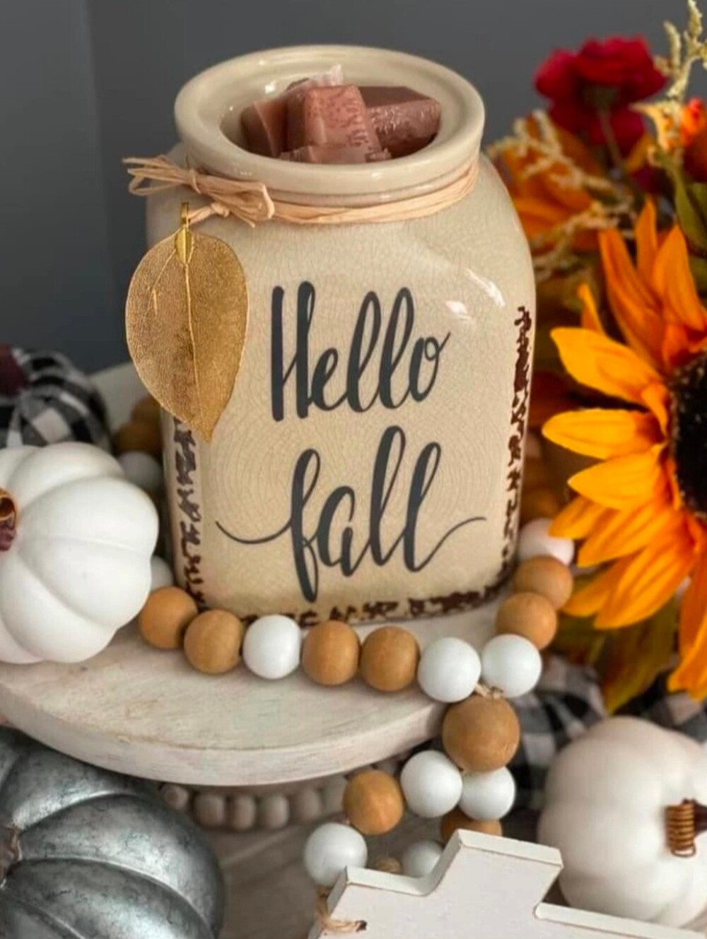 Fall Is Calling Wax Warmer • Retired BNIB